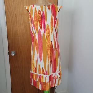 Vintage Andrade Hawaiian Mod Fish Print Dress
